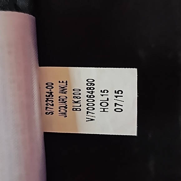 BANANA Republic Jacquard Ankle Black Side Zip Pants Size 10 - Picture 8 of 8
